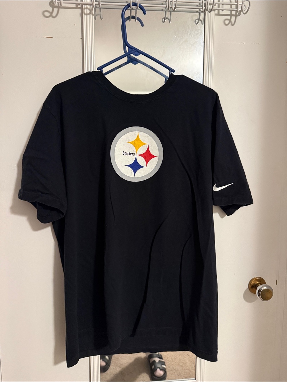 Nike Black Pittsburgh Steelers Short Sleeve Graphic Tee